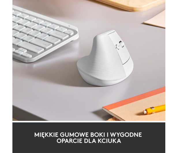 Logitech LIFT Biała - 743072 - zdjęcie 7